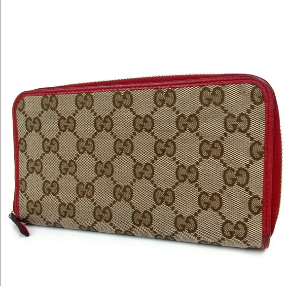 Gucci canvas GG pattern wallet - Picture 1 of 8